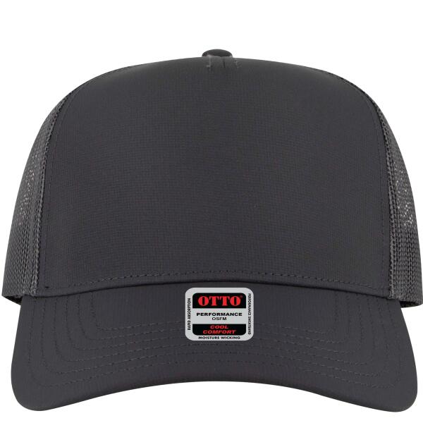 OTTO CAP 5 Panel Mid Profile Mesh Back Trucker Hat Thumbnail