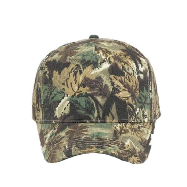OTTO CAP Camouflage 5 Panel Mid Profile Baseball Cap Thumbnail